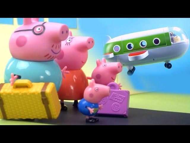 Peppa Pig's Surprise Holiday | Peppa Pig Stop Motion | Peppa Pig Official Family Kids Cartoon