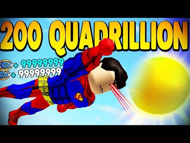 STRONGEST PLAYER *200 QUADRILLION* VS WHOLE SERVER | Super Power Training Simulator (ROBLOX)