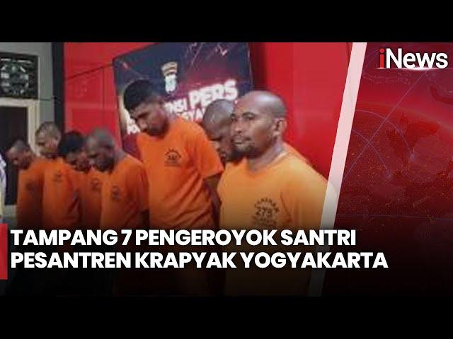 Tujuh Pengeroyok Santri di Yogyakarta Berhasil Ditangkap - iNews Pagi 31/10