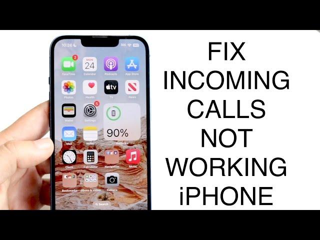 How To FIX Incoming Calls Not Working On iPhone! (2023)