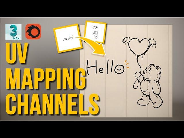 Tutorial How to Use UV Mapping Channels in 3Ds Max | Eris Graphic