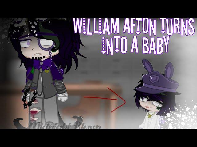 William Afton turns into a baby//Gacha Club//FNAF