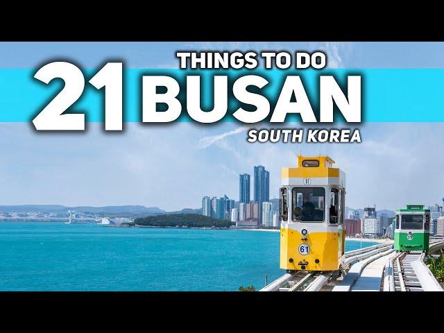 Best Things To Do in Busan South Korea 2024 4K