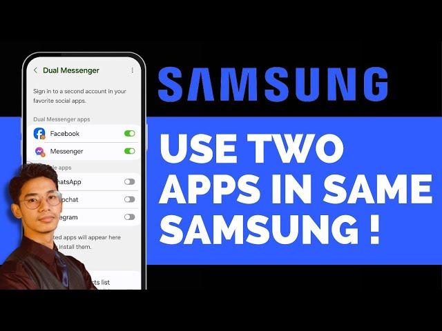 How To Use Two Apps In Same Phone Samsung !