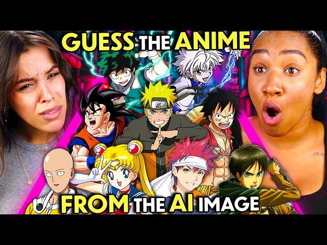 Can YOU Guess The Anime From The A.I Art?! (One Piece, One Punch Man, Attack On Titan)