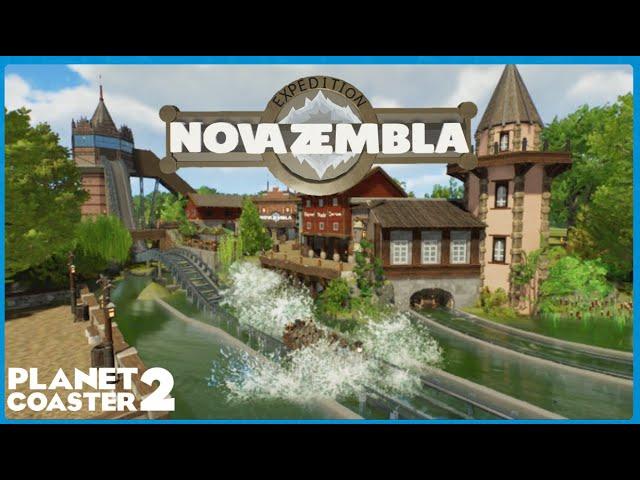 Planet coaster 2 / Expedition Nova Zembla / Mack SuperSplash(Onride + Blueprint)