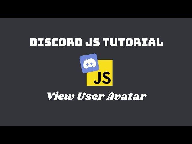Tutorial || Discord.js V14 How to make User Avatar Command | EP 5