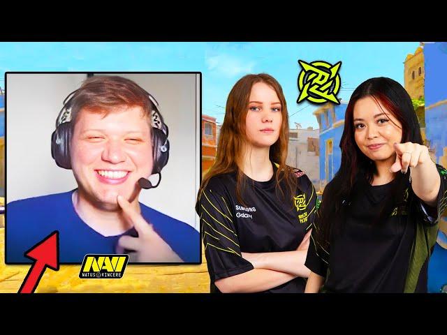 S1MPLE INVITES NIP GIRLS TO PLAY MORE CSGO!