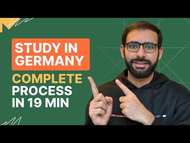 Study in Germany: Complete Process & TIMELINE (for beginners)