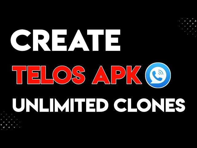 How To Clone Telos Or TalkU App || Create Unlimited Clone Apps 2023