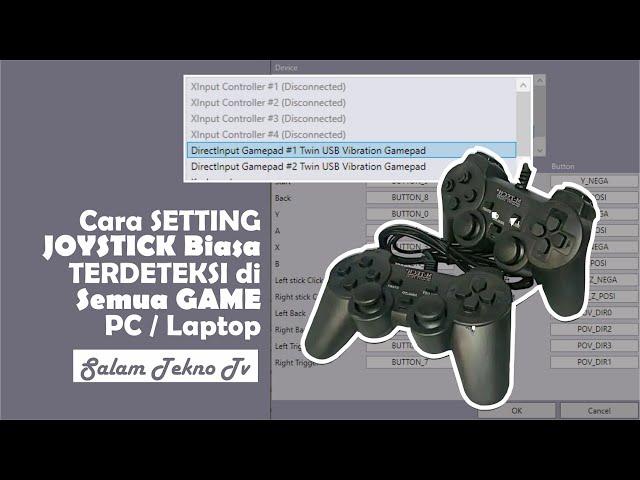 Cara Setting Joystick Biasa di PC supaya Terdeteksi di Semua Game dan Emulator