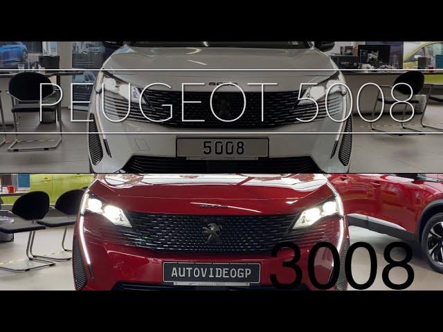 New 2021 Peugeot 5008 Gt (181ps) and 3008 Gt (181ps) compilation interior erxterior review