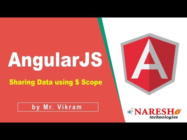 Sharing Data using $ Scope | Nesting Controllers | AngularJS Tutorial | Mr. Vikram