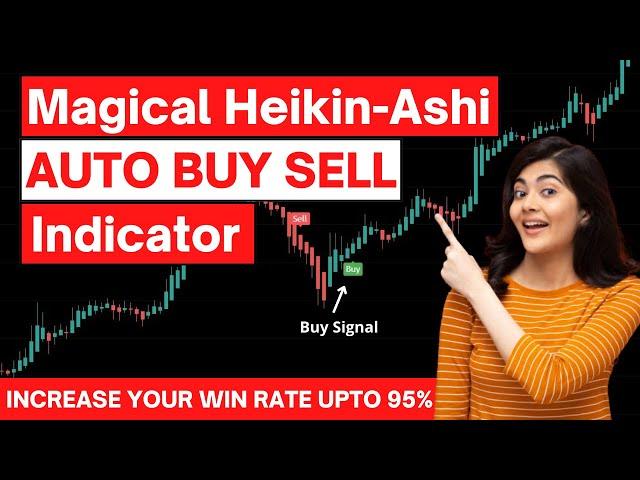 Auto Buy Sell Signal Indicator in Tradingview with Heikin Ashi  | Best Tradingview Indicators