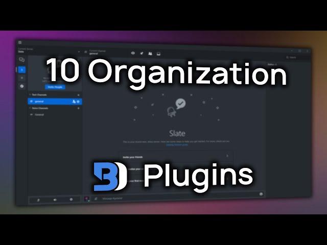 TOP 10 Organization Focused BetterDiscord Plugins