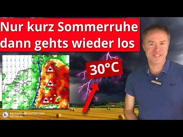 Hitze, Gewitter und Unwetter! Es geht bald schon wieder los