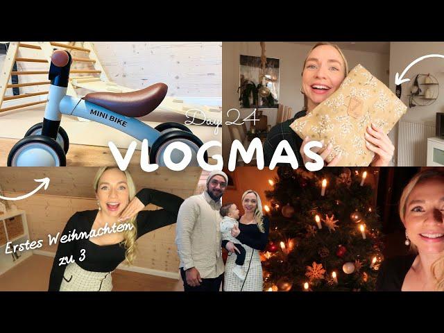 Erstes Weihnachten zu 3 als Familie | Geschenke | VLOGMAS Day 24