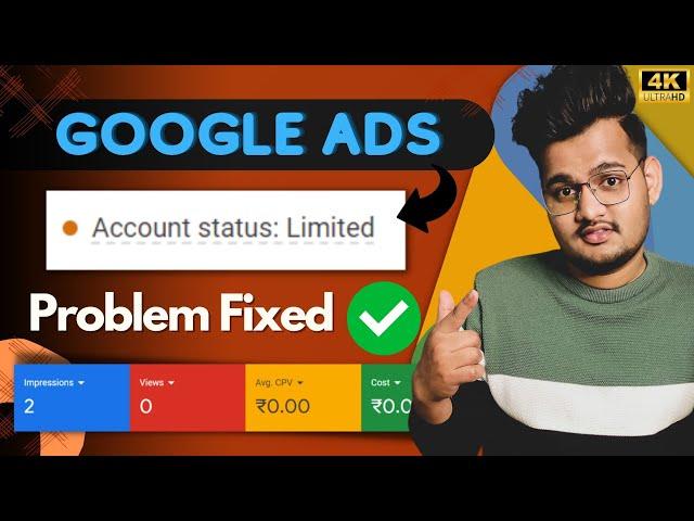 Why Google Ads Account limited | Google Ads Account inactive problem 2023 | Google ads limited