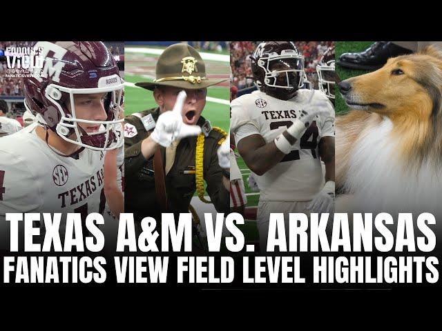 Texas A&M Aggies vs. Arkansas Razorbacks College Football Highlights | Fanatics View Sideline Cam