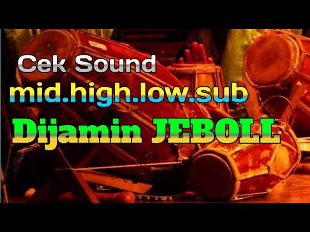 CEK SOUND || SENI BUDAYA KARAWITAN || TERBARU 2022 . DIJAMIN JEDUG GLERR MID.HIGH.LOW.SUB