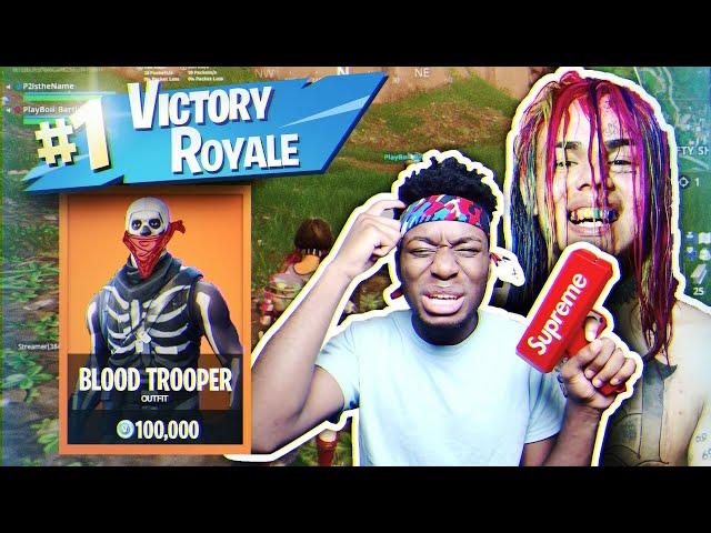 Playing Fortnite WITH A Blood Member... WEIRDEST DUOS TEAM ON EARTH!