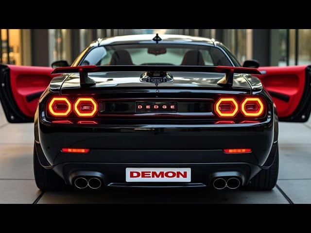 "2025 Dodge Challenger SRT Demon: The $120K King of Cars Unleashed!"