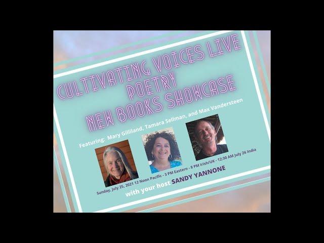 Cultivating Voices Live New Book Showcase 25Jul2021