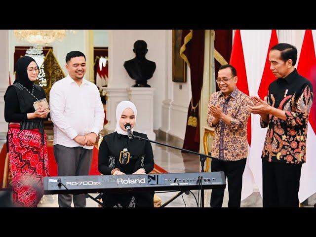 Saat Putri Ariani Nyanyi di Depan Presiden Jokowi, Istana Merdeka, 14 Juni 2023