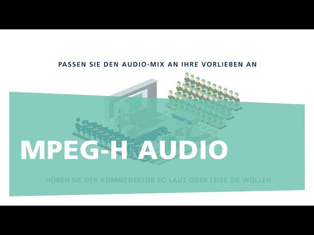 MPEG-H AUDIO: Das Audiosystem der nächsten Generation für UHDTV, Streaming und VR