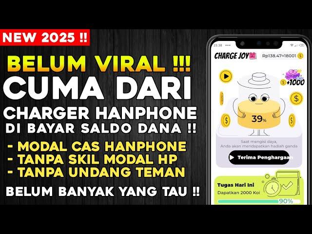 VIRAL !! CUMA DARI NGECAS  HP DI BAYAR - APLIKASI PENGHASIL UANG  2025