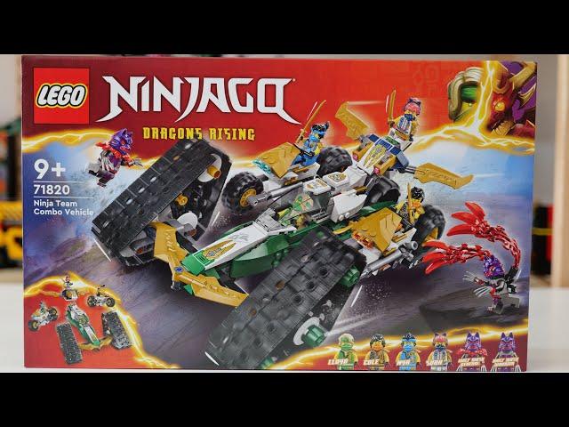 LEGO Ninjago 71820 Ninja Team Combo Vehicle – LEGO Speed Build Review