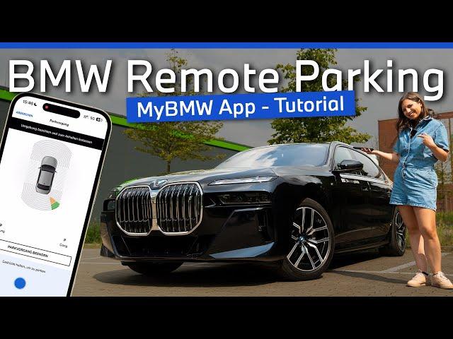 BMW Remote Control Parking Tutorial - BMW mit iPhone automatisch einparken!