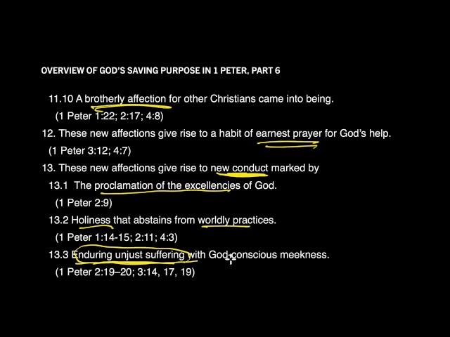 1 Peter in 1 Sentence: 1 Peter 1–5