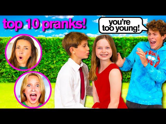 10 PRANKS in 24 HOURS ft/ Ben Azelart, Pierson, Piper Rockelle