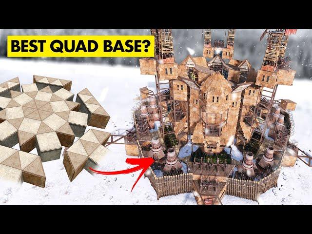 THE FAVELLA - Best 4-6 MAN Base In RUST? Open Core + Widegap | Rust Building Tutorial 2023