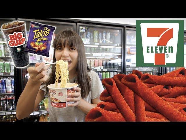 DINNER AT 7-ELEVEN *MUKBANG*