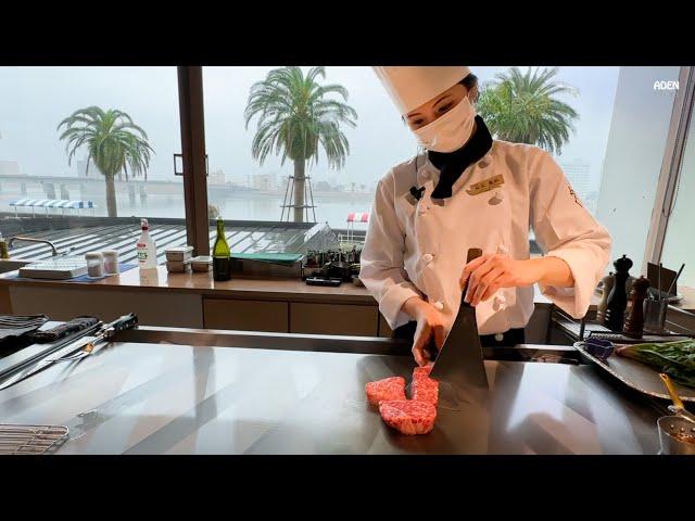 3 Miyazaki Wagyu Steaks by Gentle Female Chef in Japan