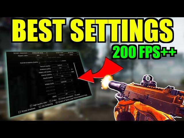 BEST TARKOV SETTINGS | PERFORMANCE + POSTFX | Patch 0.16