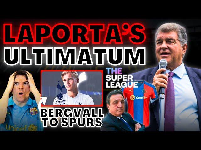  LAPORTA TALKS ON THE SUPER LEAGUE, NEGREIRA, WAGE BILL, HANSI FLICK...