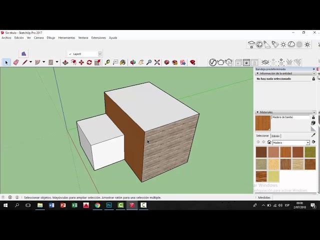 SKETCHUP- IMPORTAR TEXTURAS