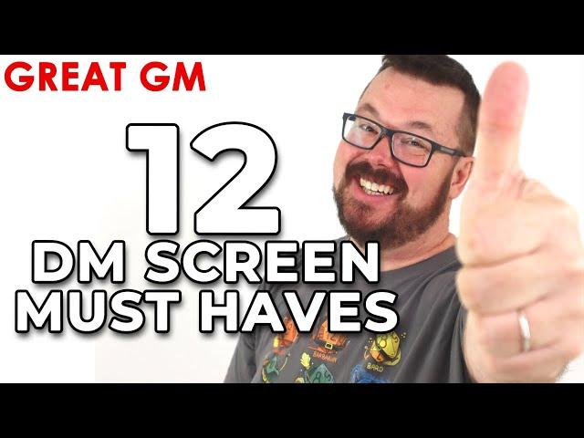 The Top 12 Must-Have Features Every GM Screen Needs