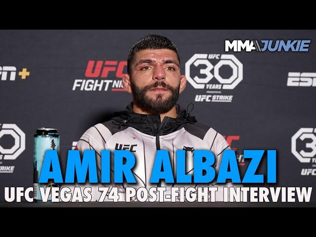 Amir Albazi Ready to be 'King That I Know I Am' After Controversial Decision Win | UFC on ESPN 45