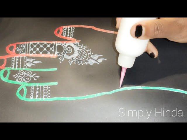 NASHQAD CILAAN FUDUD | EASY HENNA DESIGN FOR BACK HAND | Simply Hinda