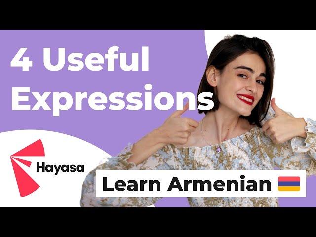 Armenian words and expressions that you should know -  Learn Armenian Language for Beginners