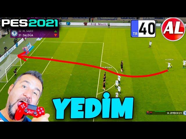 30 METRE FRİKİK YEDİM! BABÜR TATİLDEN DÖNMÜŞ! MESSİ RONALDO SESSİZ! | PES 2021 ANALİG #40