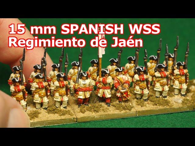 15 mm Regimiento de Jaén - Lancer Miniatures French WSS infantry