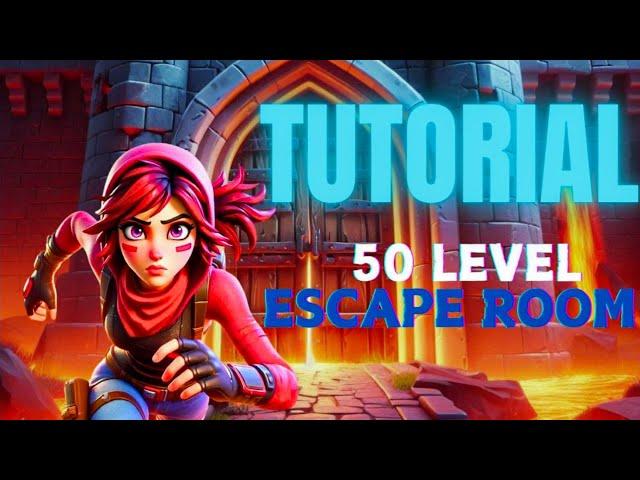 50 Level Escape Room Walkthrough All Levels Foetnite Tutorial