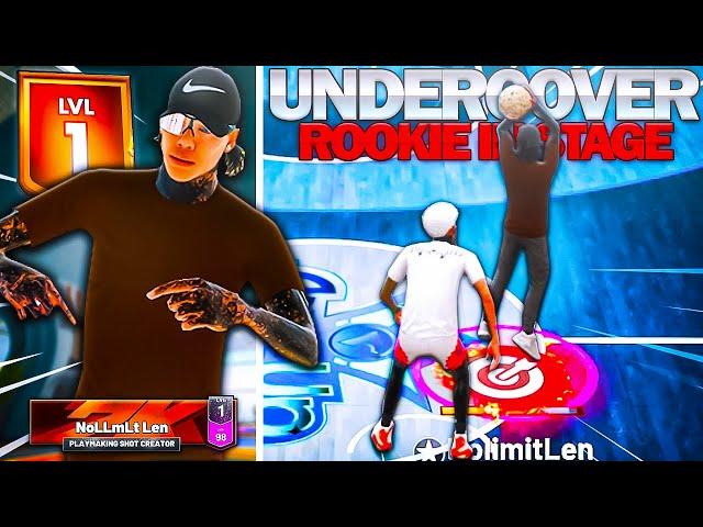 I went UNDERCOVER as a RANDOM LEVEL 1 in NBA 2K22 STAGE! BEST DEMIGOD PLAYSHOT GUARD BUILD in 2K22!