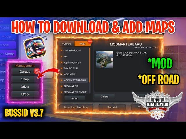 How to Download And Import Map Mod in Tamil | Bus Simulator Indonesia | Bussid Map Mod | Map Mod