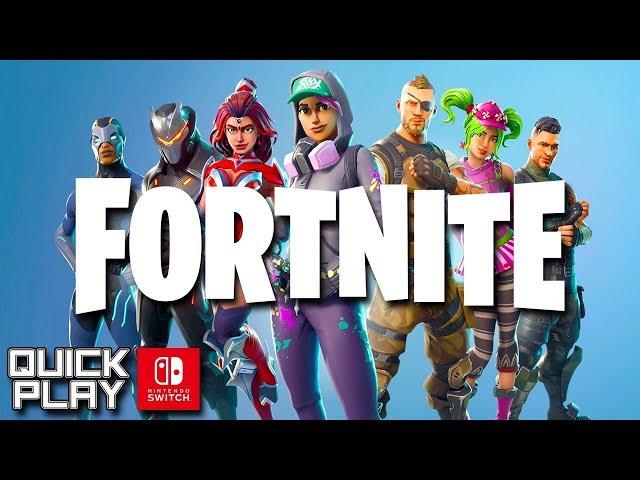 Fortnite Nintendo Switch Gameplay! (Quick Play)